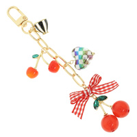 PICNIC PARTY THEME BAG CHARM KEYCHAIN